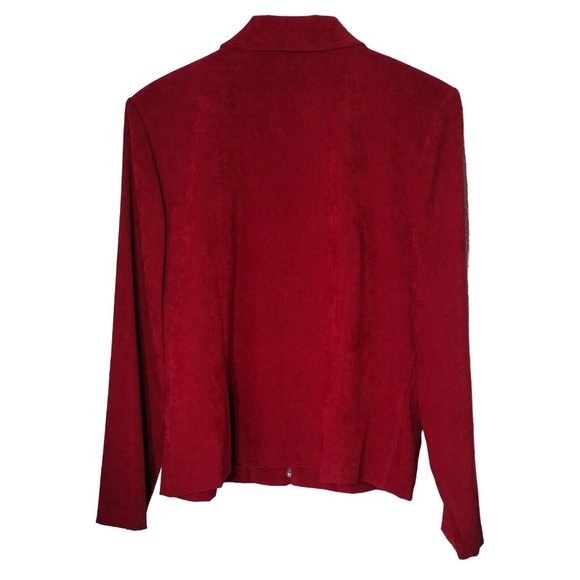 AGB Byer California Jacket Womens Petite Large Shoulder Pads - Picture 2 of 13